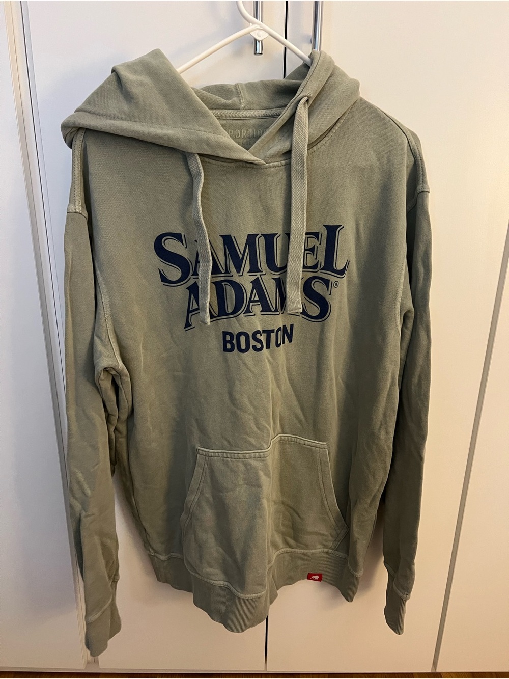 Samuel Adams Boston Hoodie in sage Green